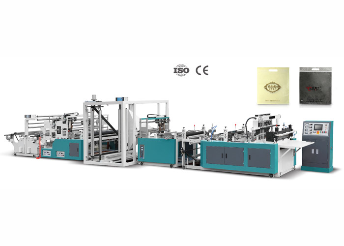 Fully automatic non-woven fabric zipper bag making machine(Two in one)
